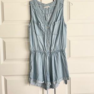 Denim Romper